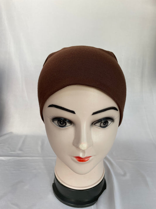Unterkopftuch Braun