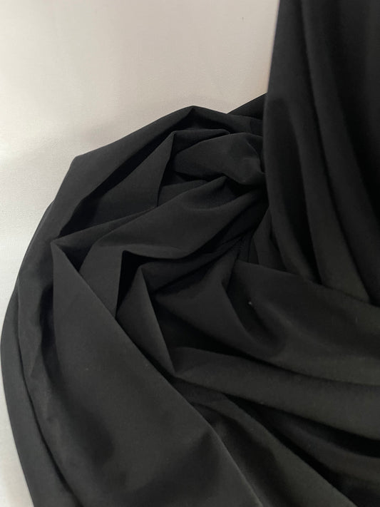 Jersey Hijab schwarz