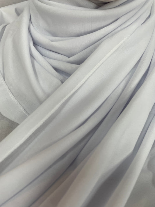 Jersey Hijab weiß