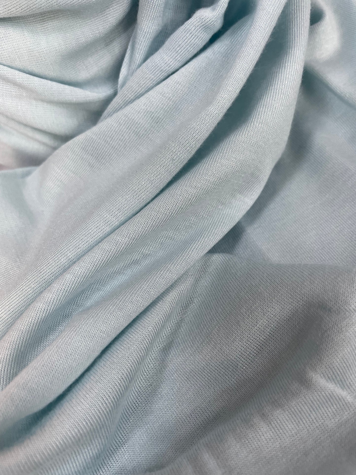 Baumwoll-Jersey Hijab hellblau