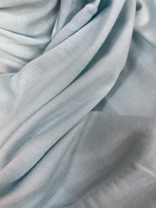 Baumwoll-Jersey Hijab hellblau