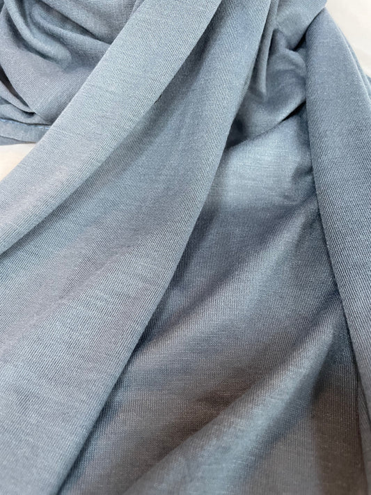 Baumwoll-Jersey Hijab blaugrau