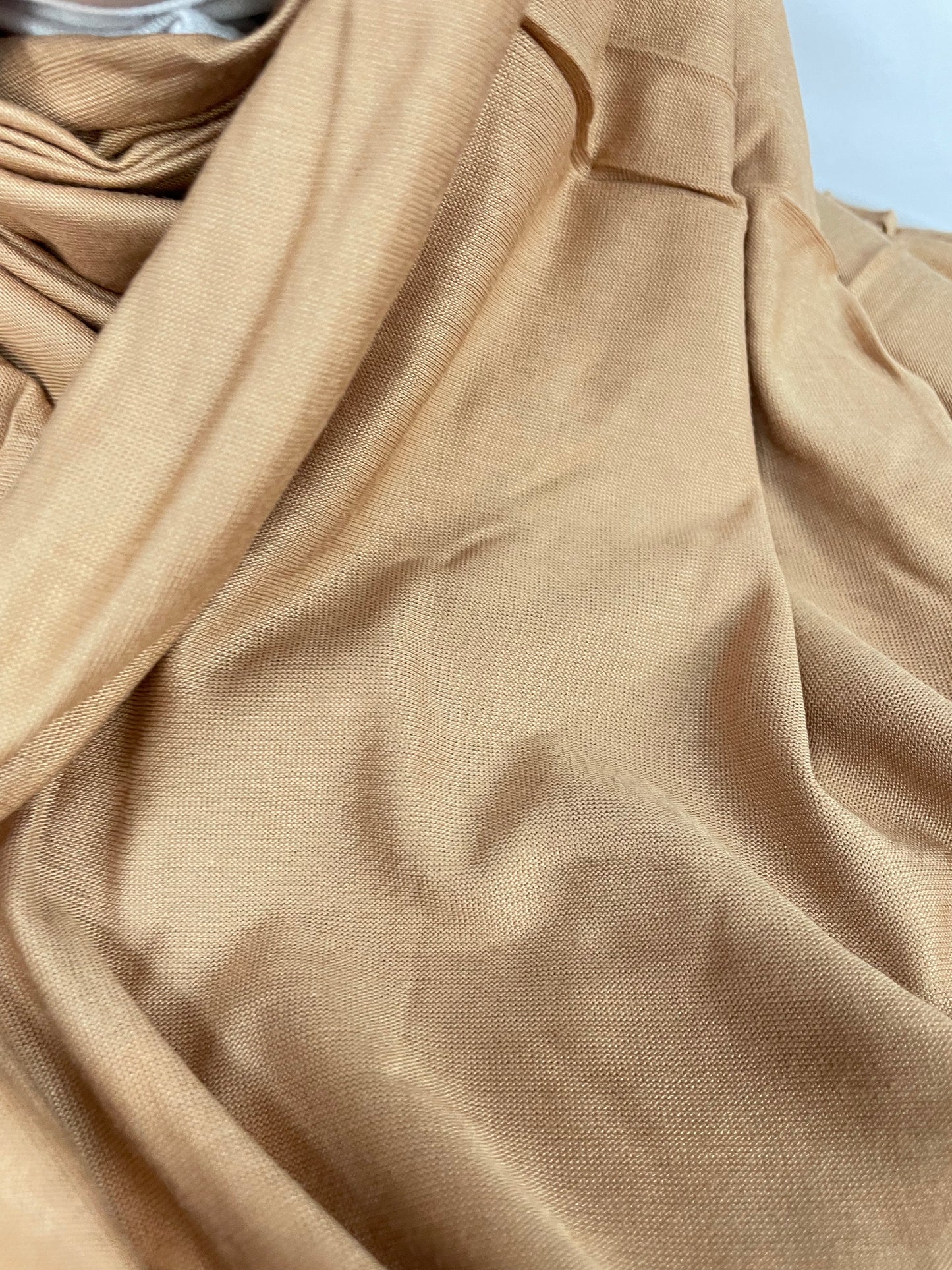 Baumwoll-Jersey Hijab braun