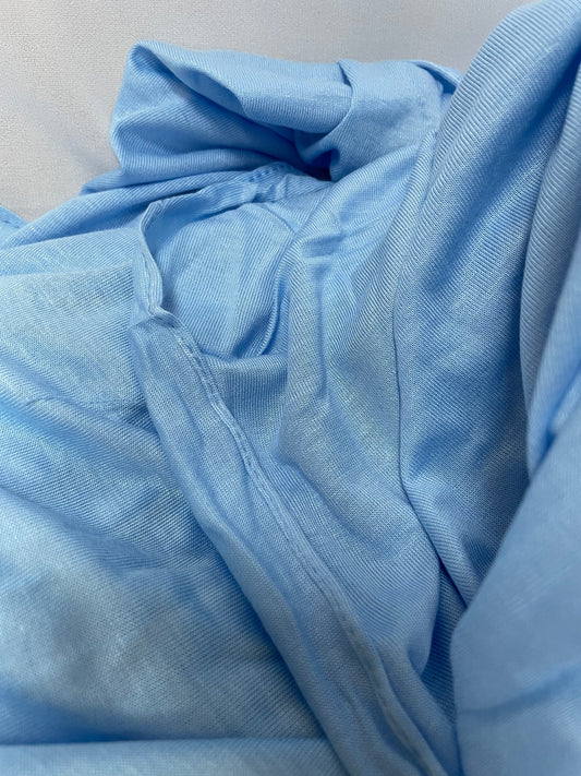 Baumwoll-Jersey Hijab babyblau