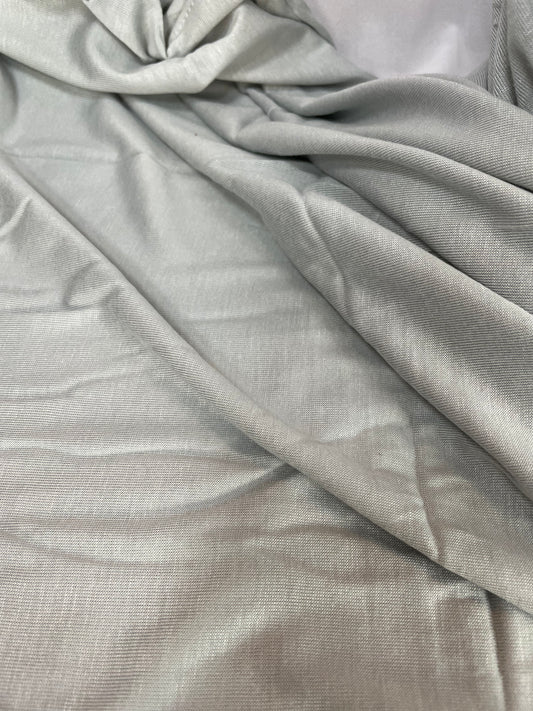 Baumwoll-Jersey Hijab hellgrau