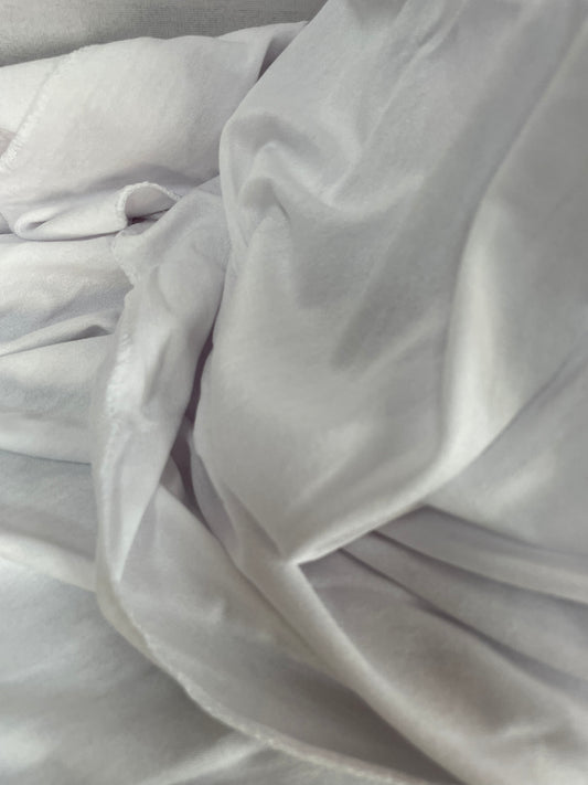 Baumwoll-Jersey Hijab weiß