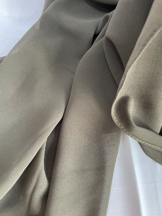 Chiffon Hijab dunkelgrün