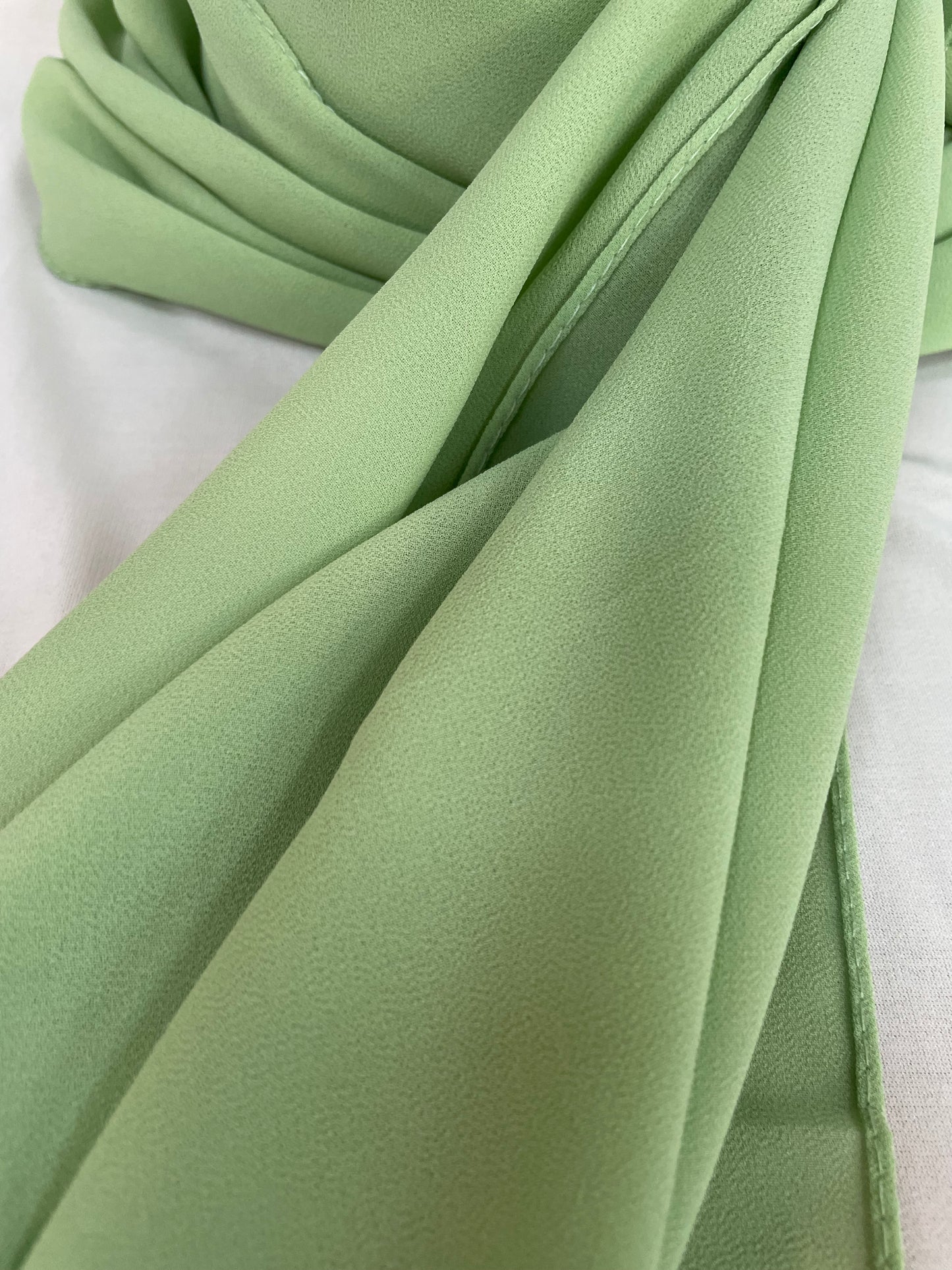 Chiffon Hijab hellgrün