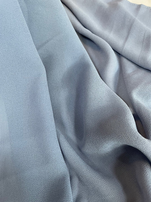 Chiffon Hijab dunkelgrau