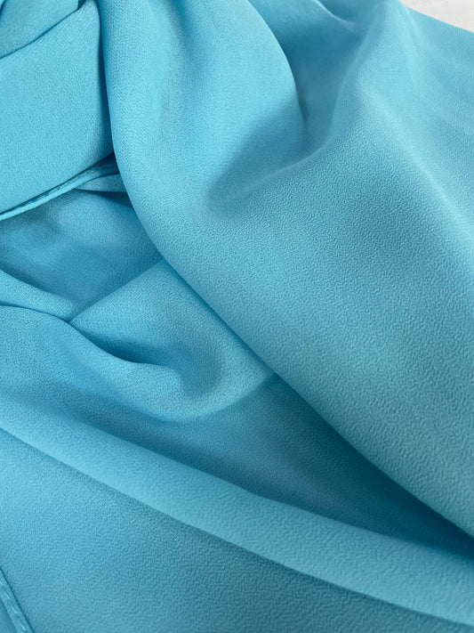Chiffon Hijab hellblau
