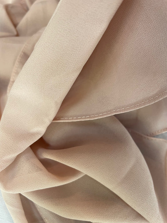 Chiffon Hijab Rosé-Beige