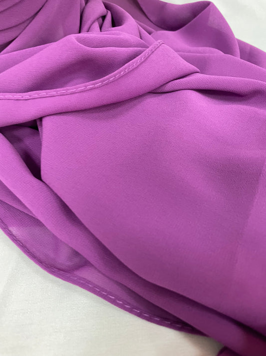 Chiffon Hijab lila