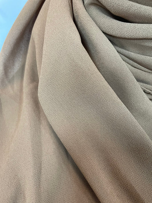Chiffon Hijab braun