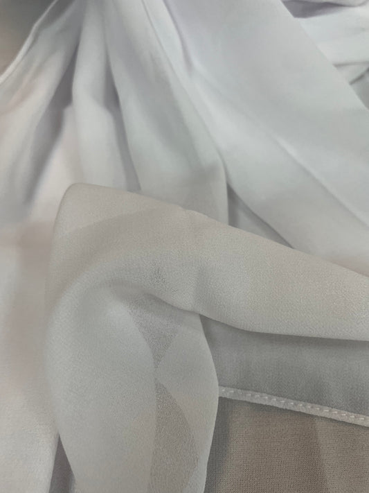 Chiffon Hijab weiß