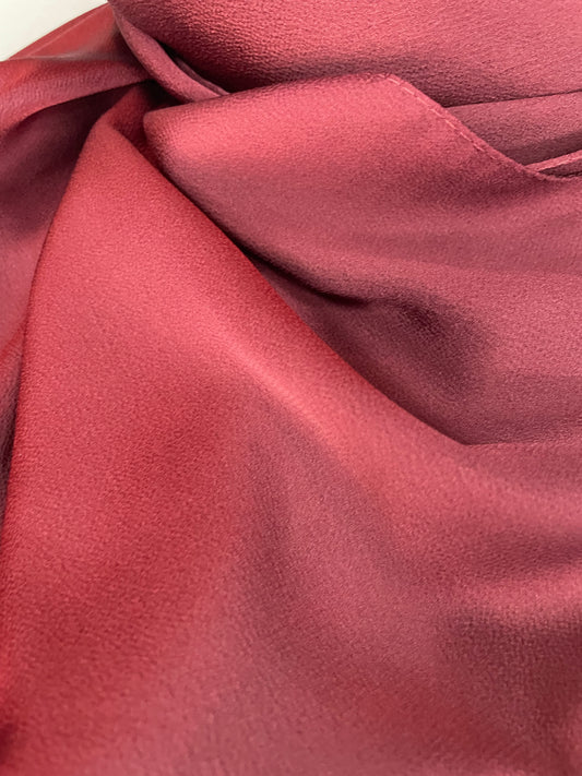 Satin Hijab dunkelrot