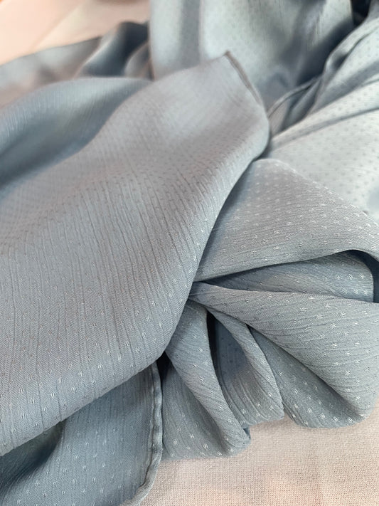 Satin Hijab hellblau
