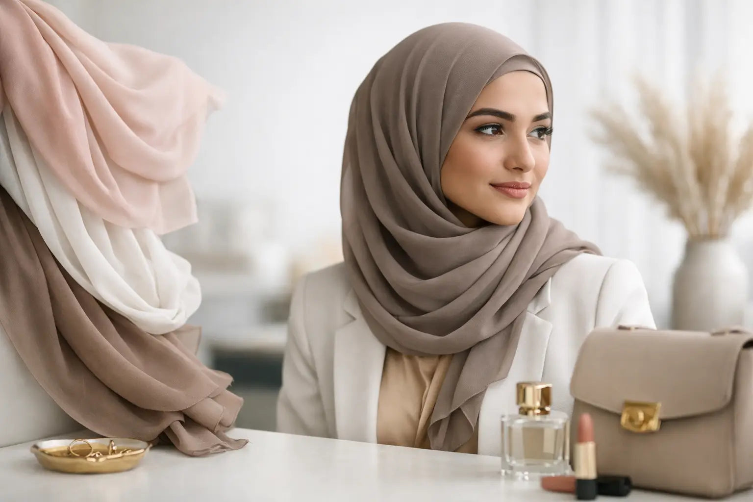 Chiffon Hijab kombinieren leicht gemacht