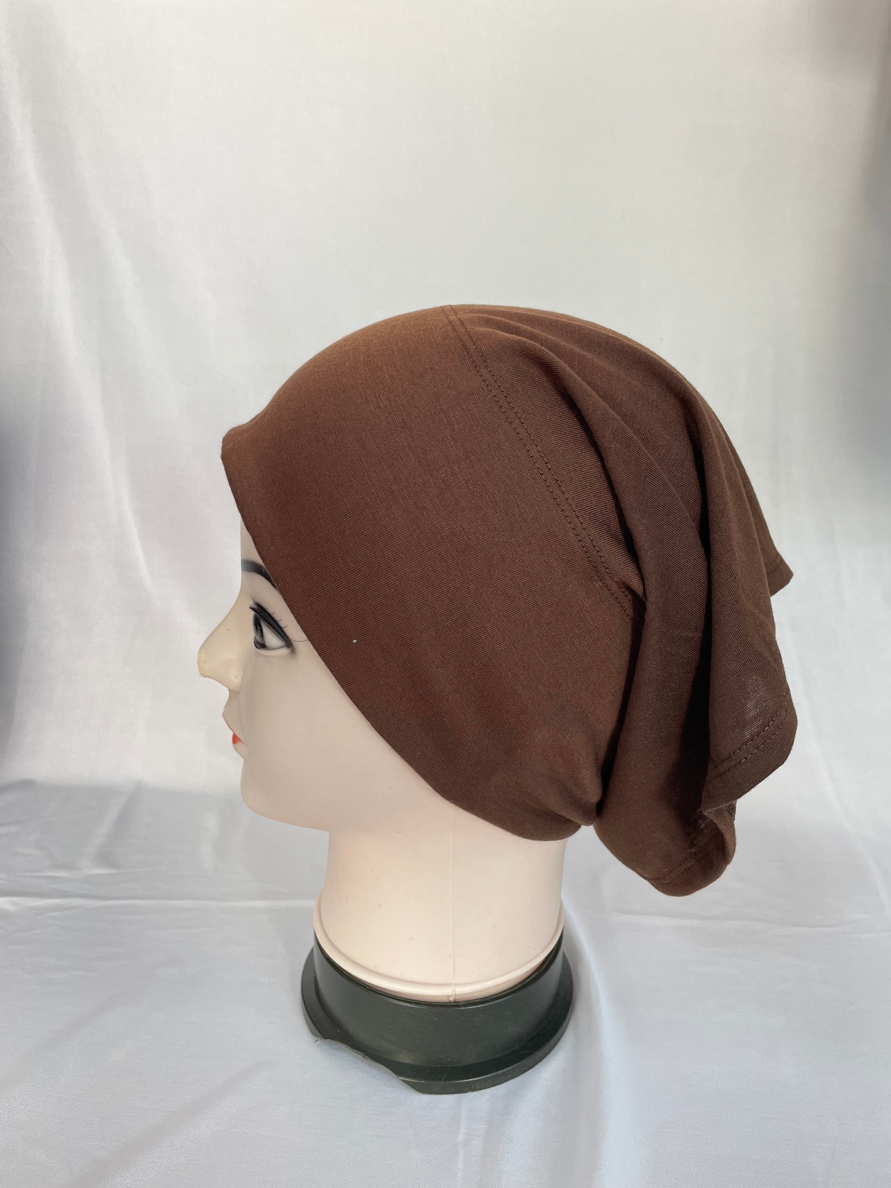 Unterkopftuch Braun