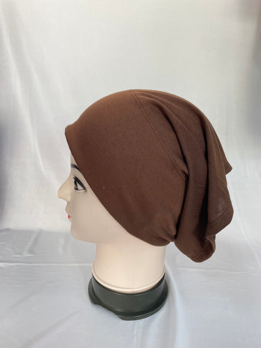 Unterkopftuch Braun