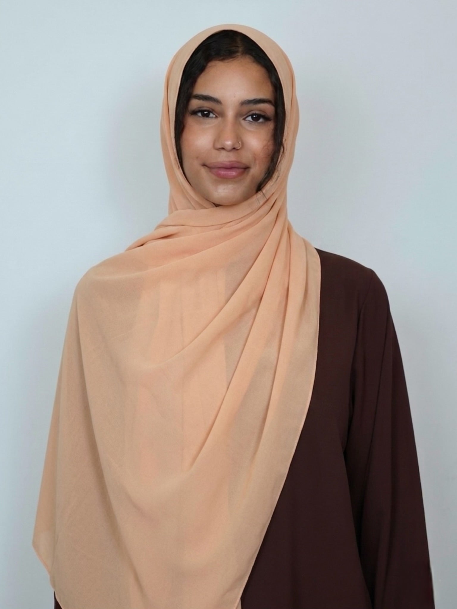 Chiffon Hijab hellrosa
