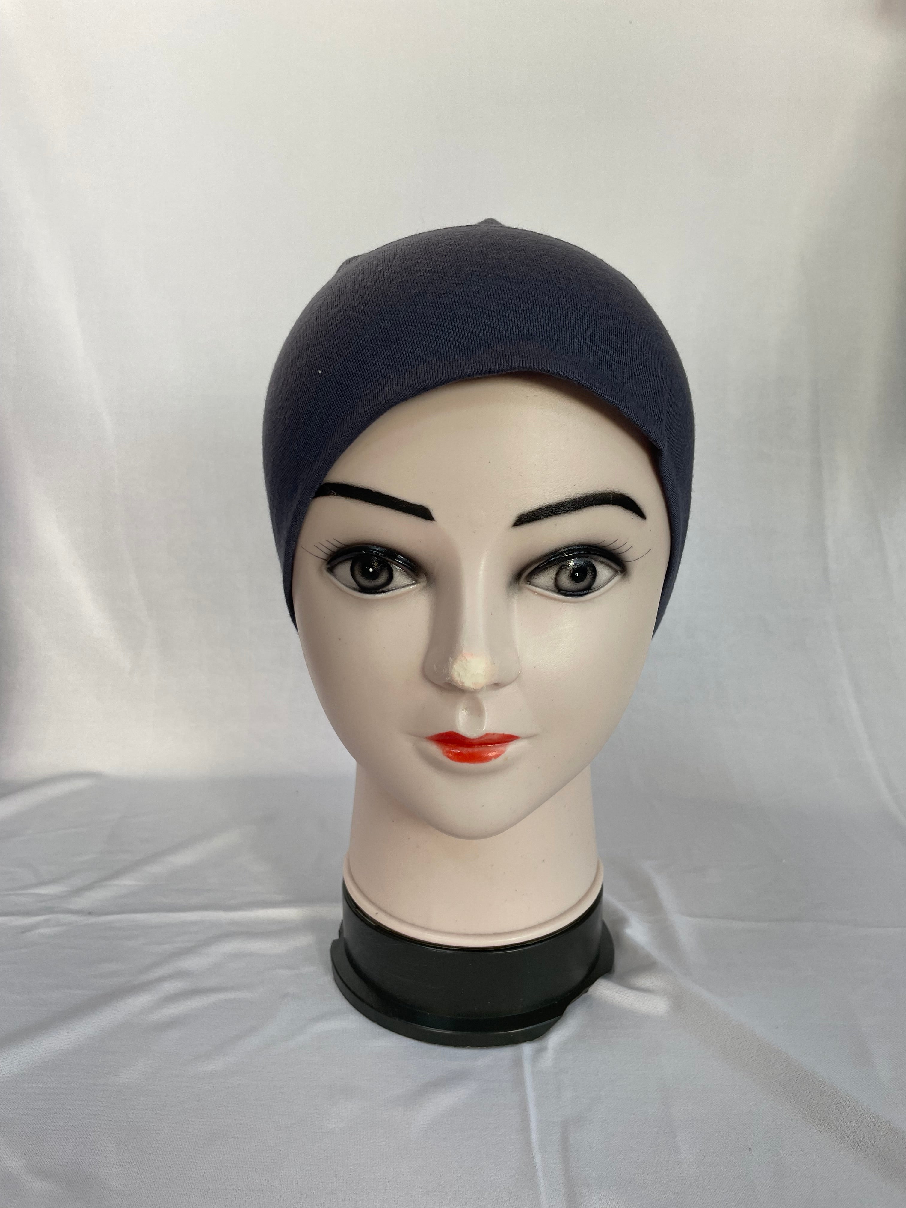 Unterkopftuch Dunkelgrau