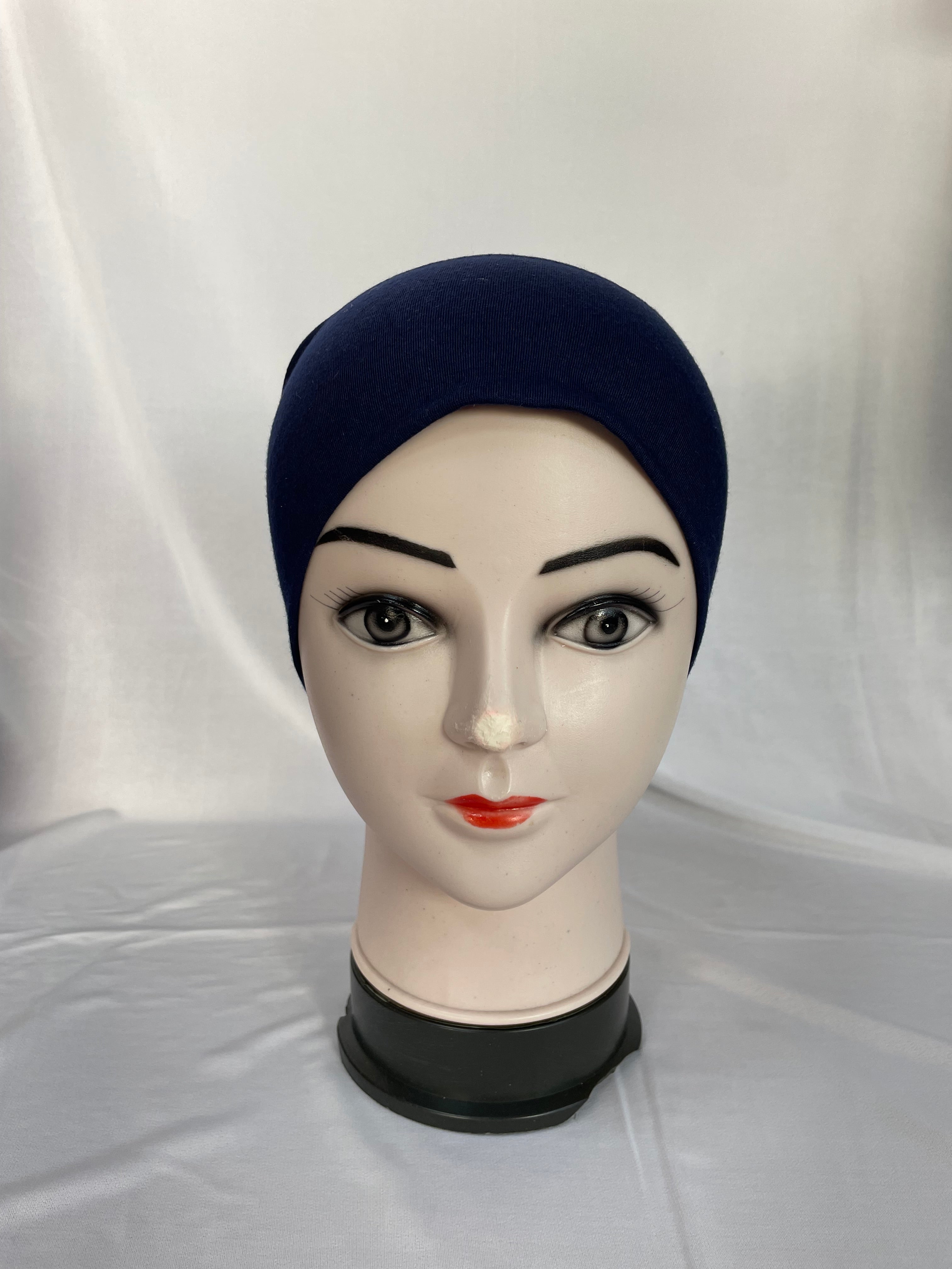 Unterkopftuch Dunkelblau