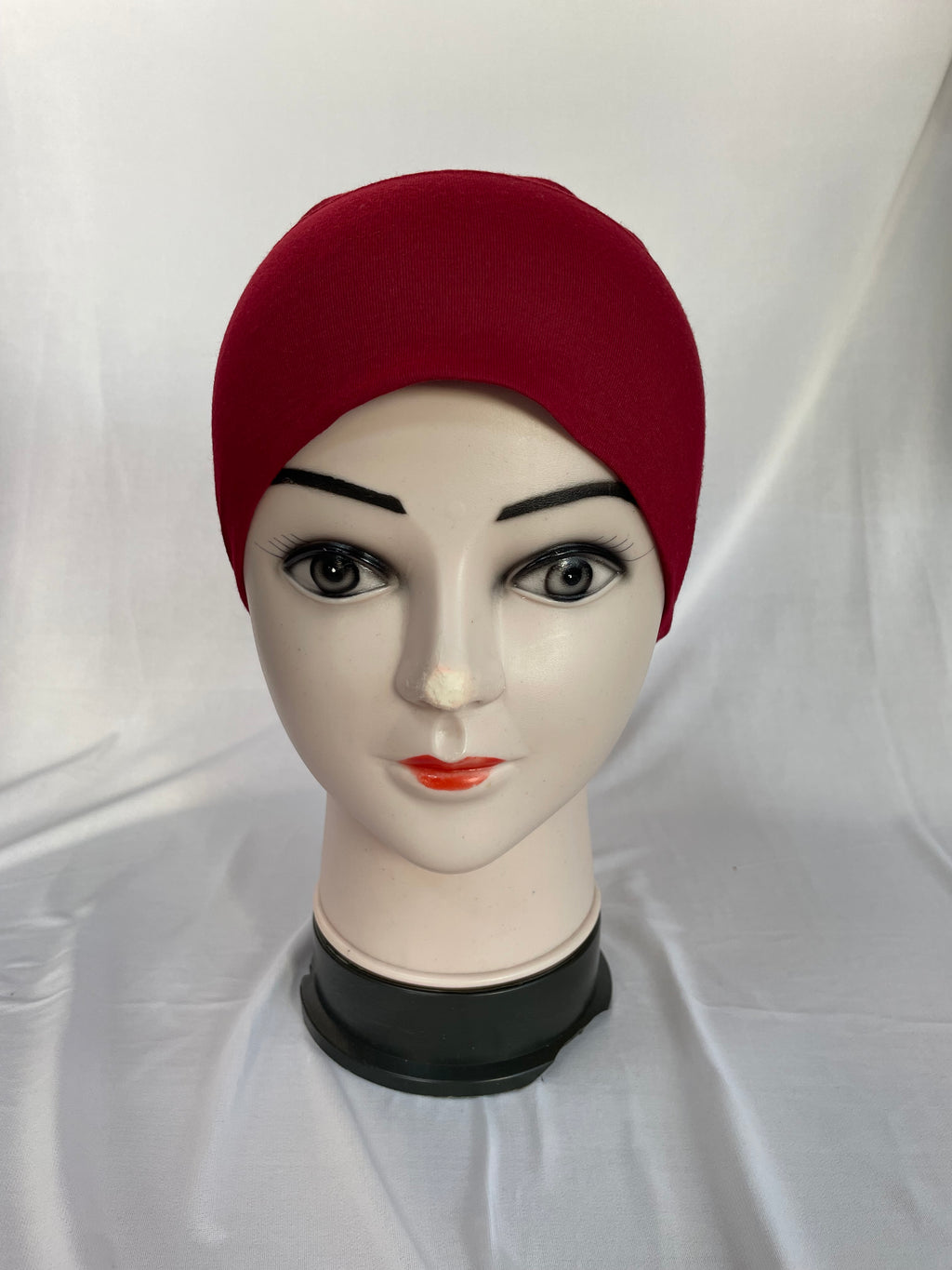 Unterkopftuch dunkelrot