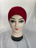 Unterkopftuch dunkelrot