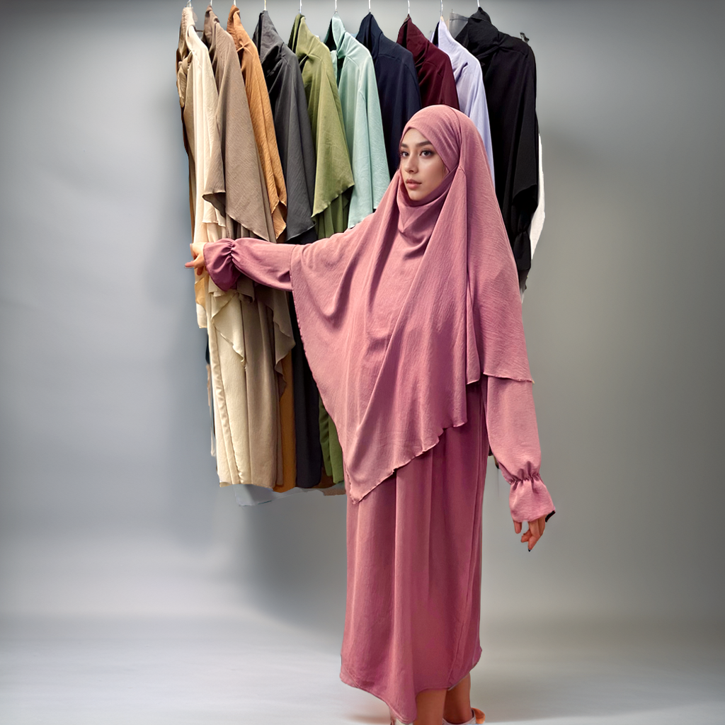 Khimar aus Jazz – Modisches islamisches Khimar für den Alltag.