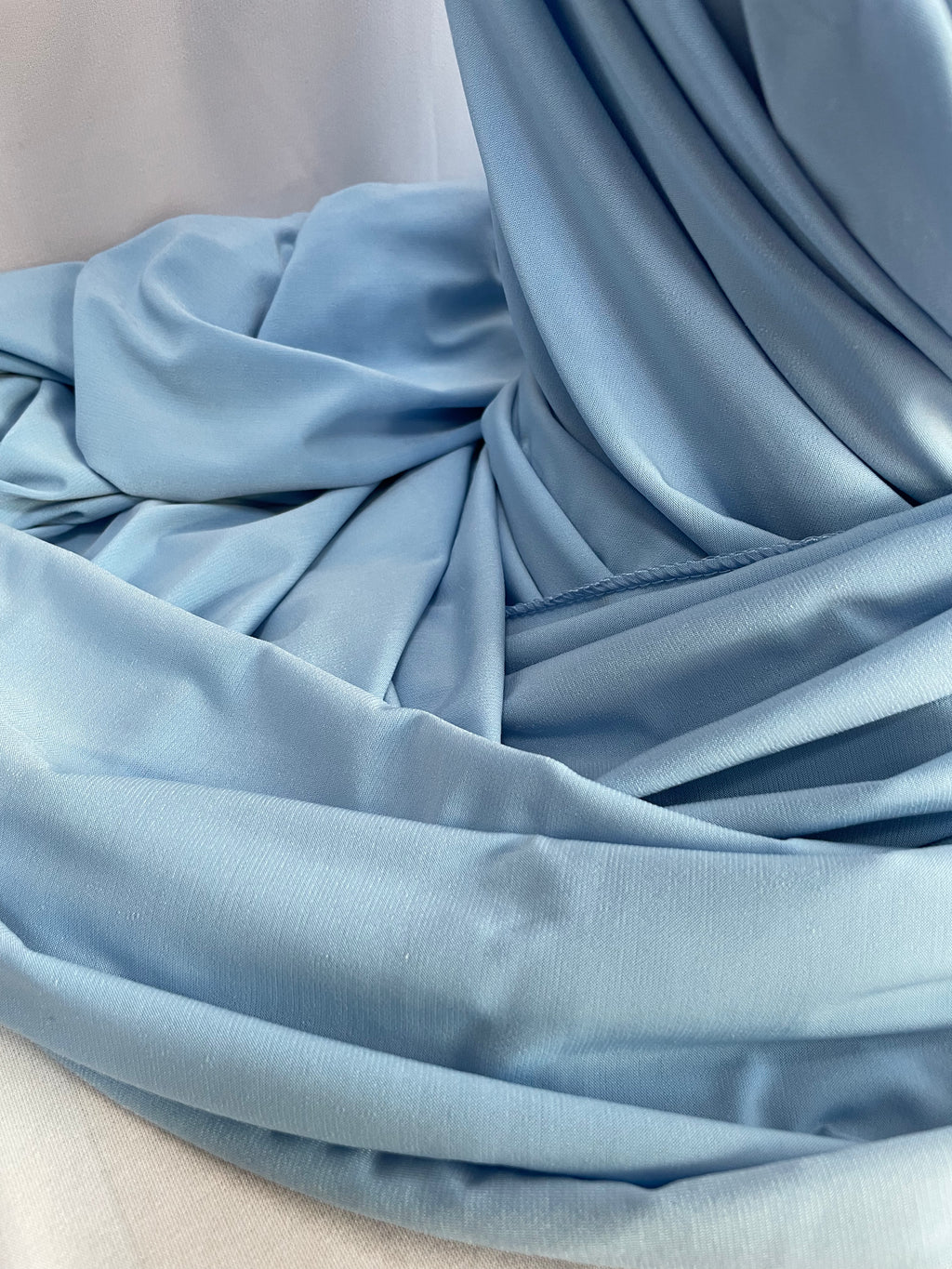 Jersey Hijab hellblau