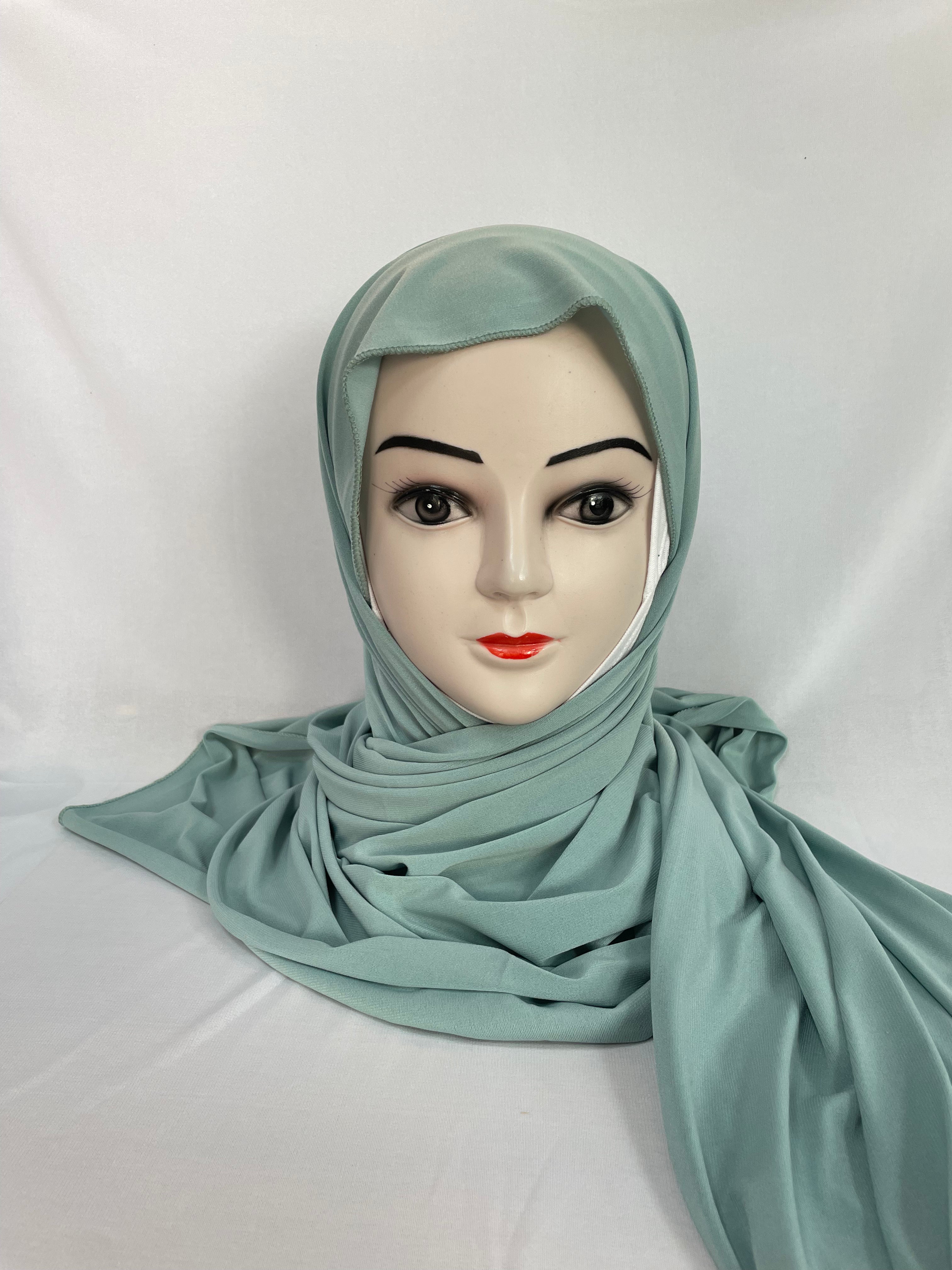 Jersey Hijab Türkis
