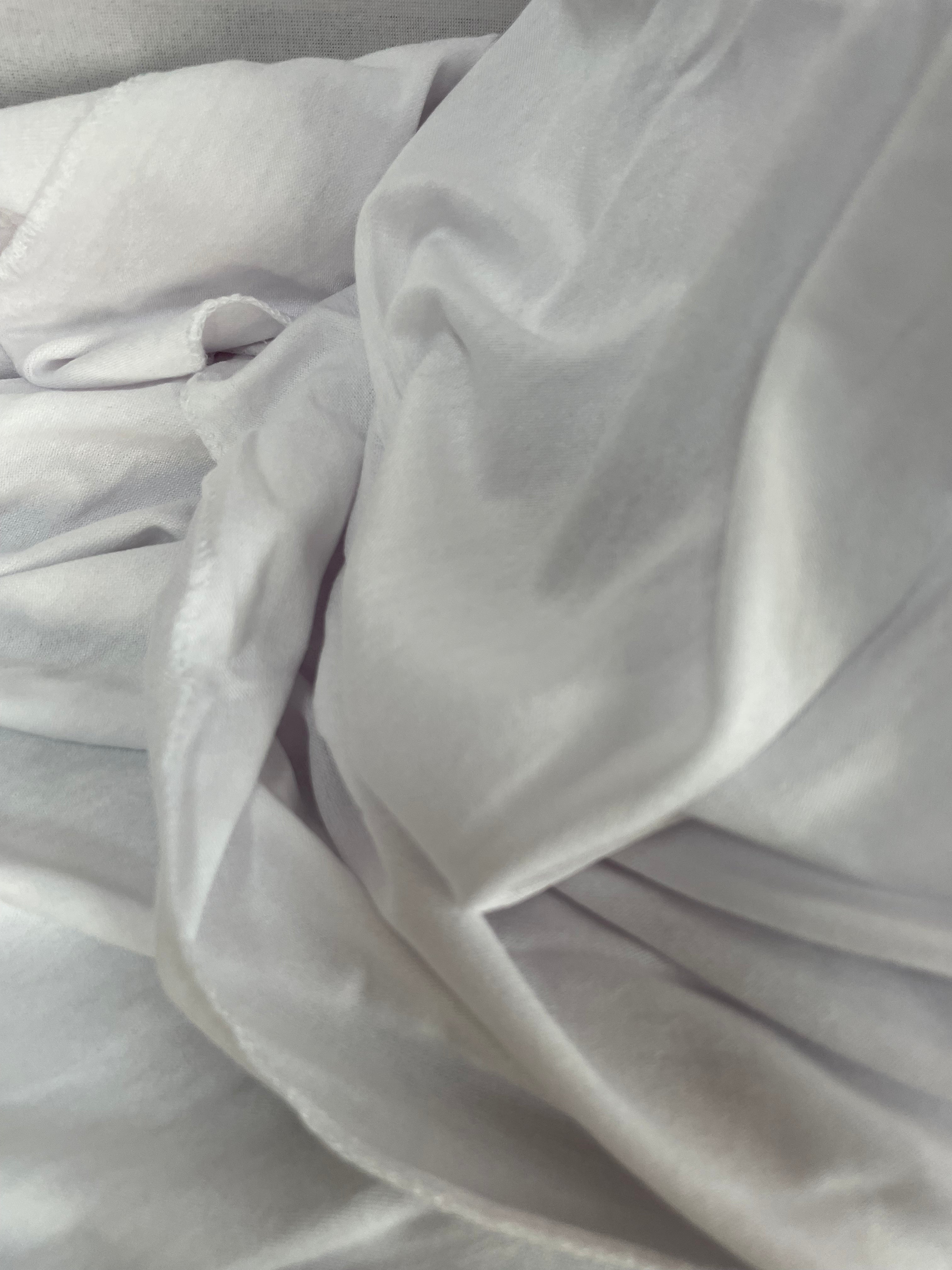 Baumwoll-Jersey Hijab weiß