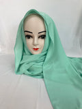 Chiffon Hijab Türkis