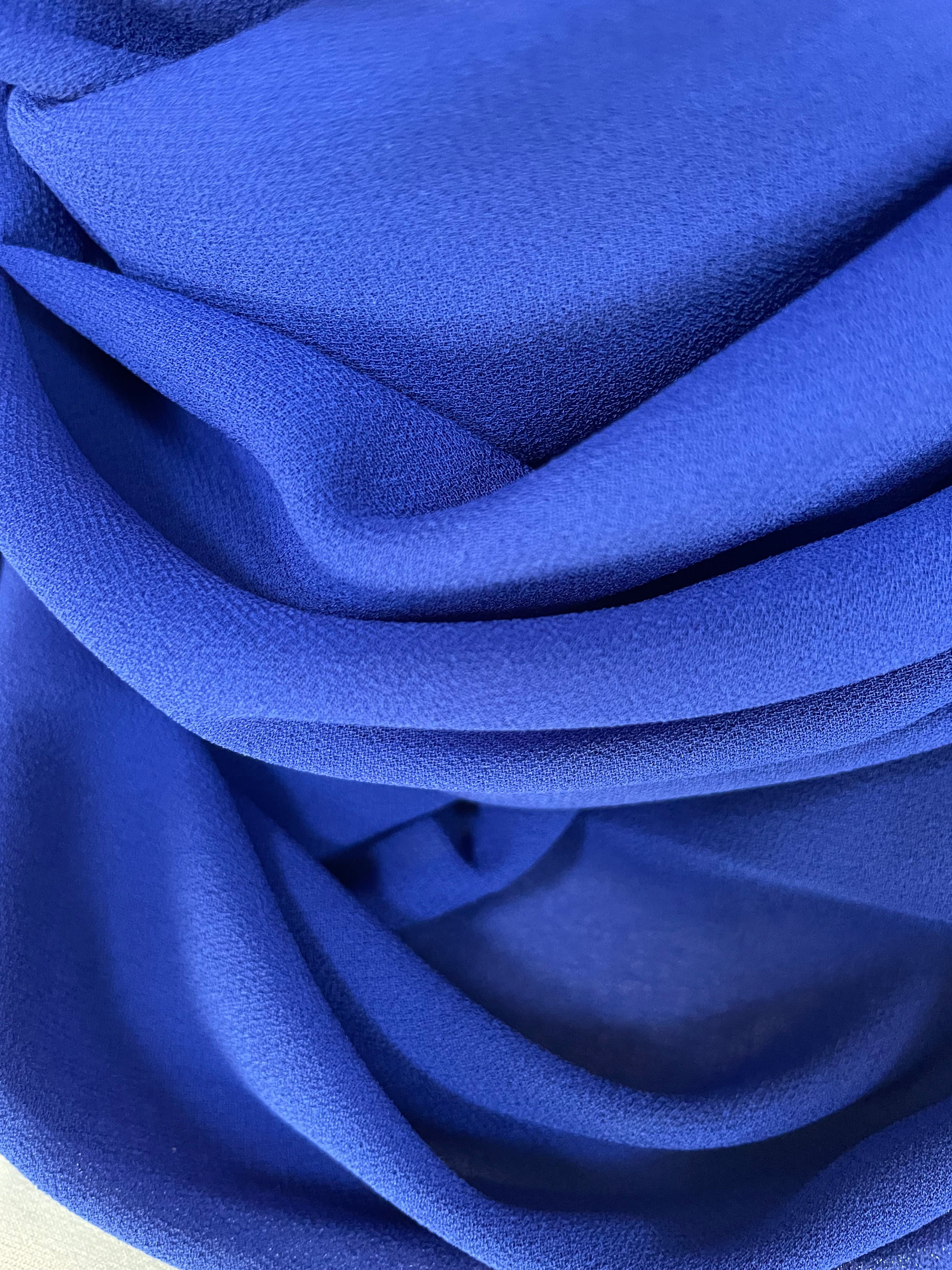 Chiffon Hijab blau