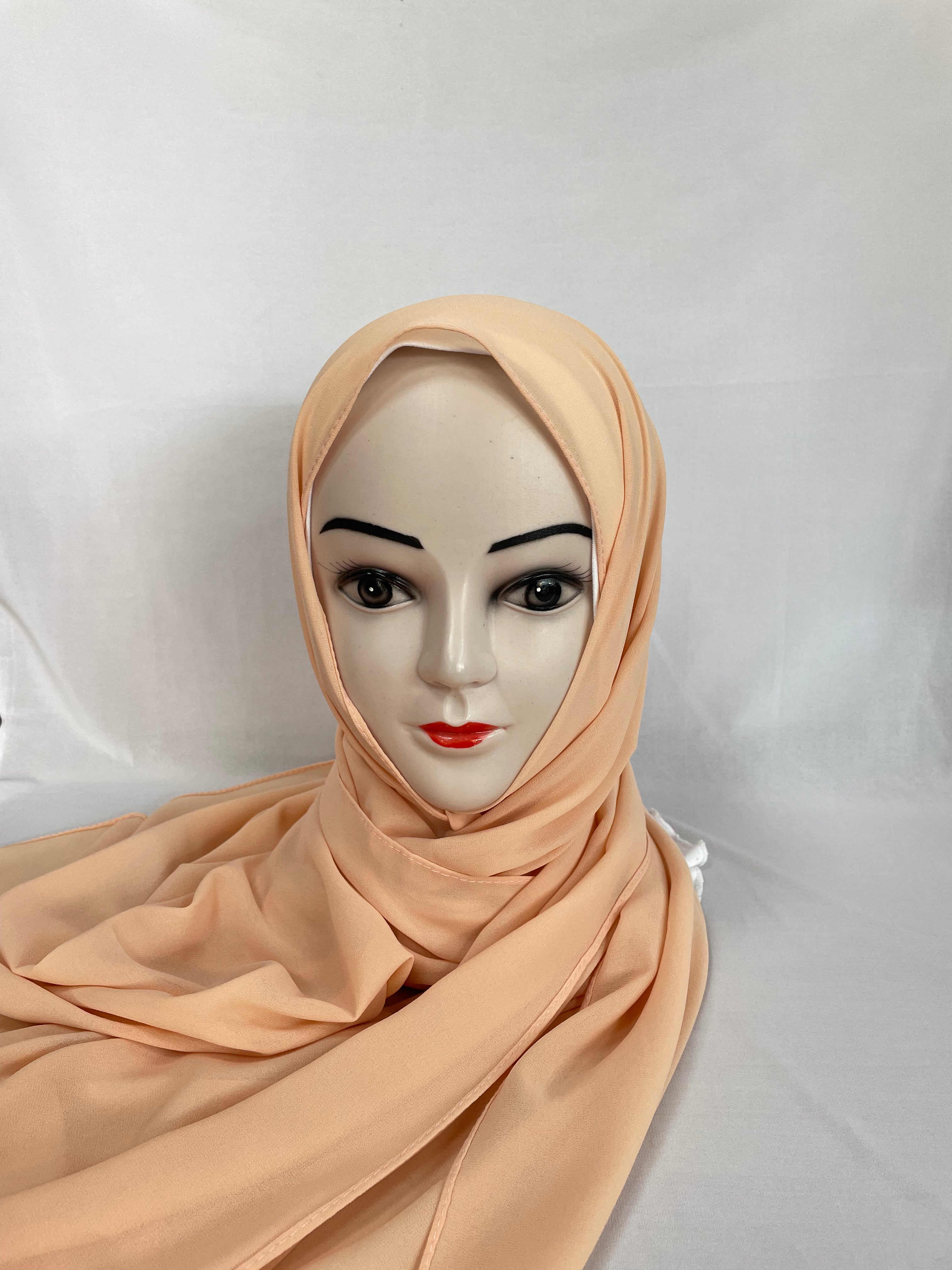 Chiffon Hijab beige