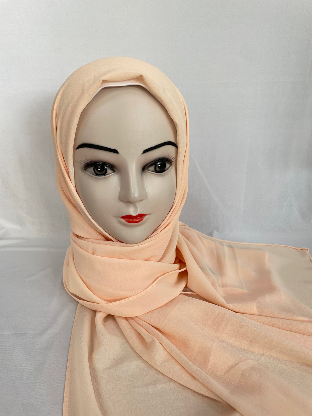 Chiffon Hijab hellrosa
