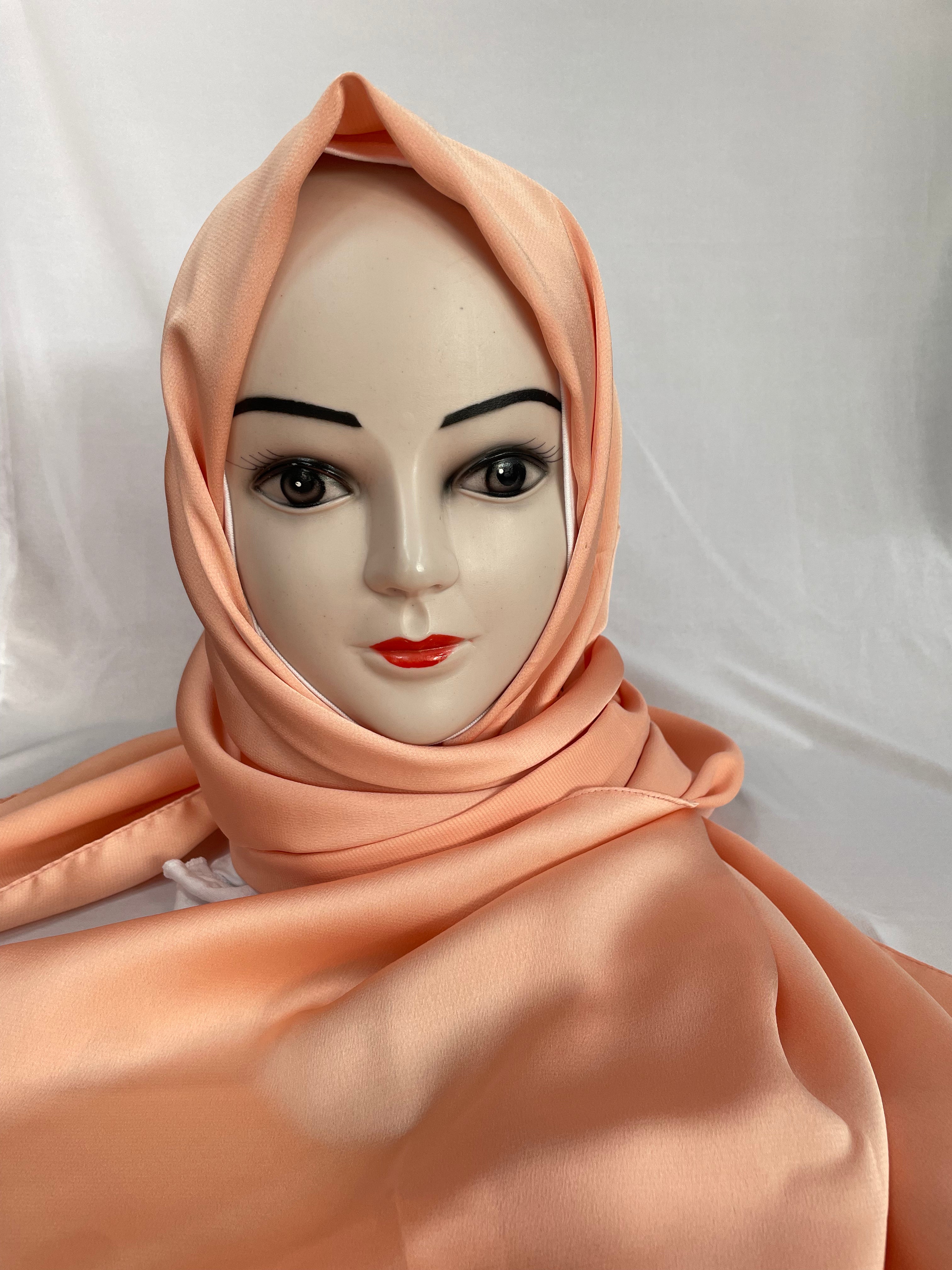 Satin Hijab Orange