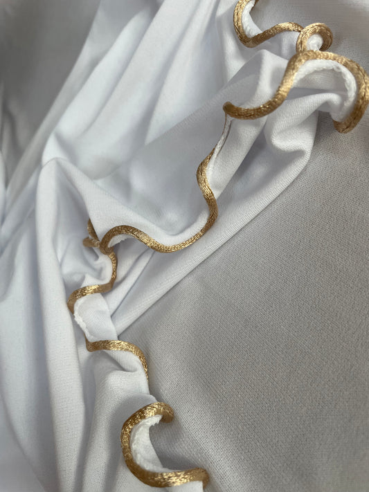 Premium Jersey Hijab weiß