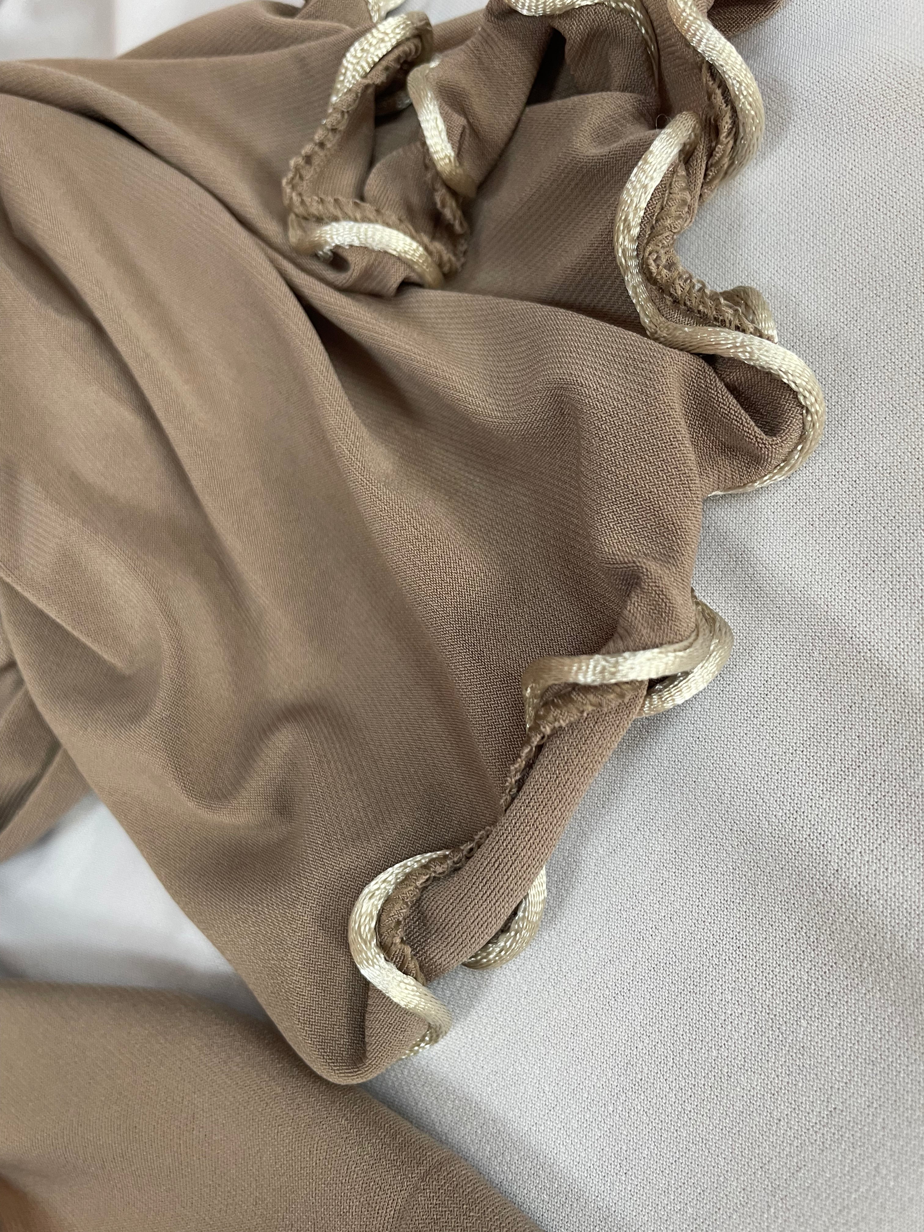 Premium Jersey Hijab braun