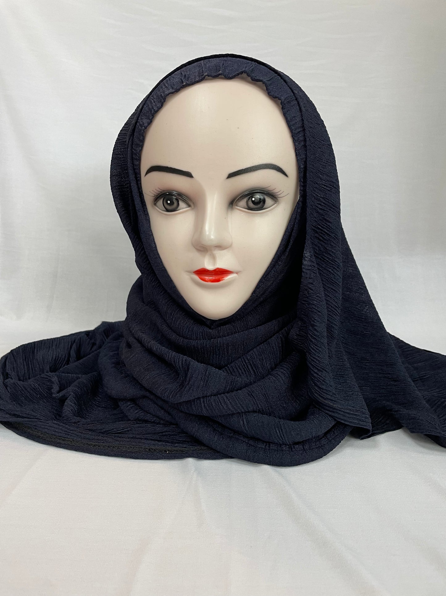 Kaschmir Hijab Dunkelblau 