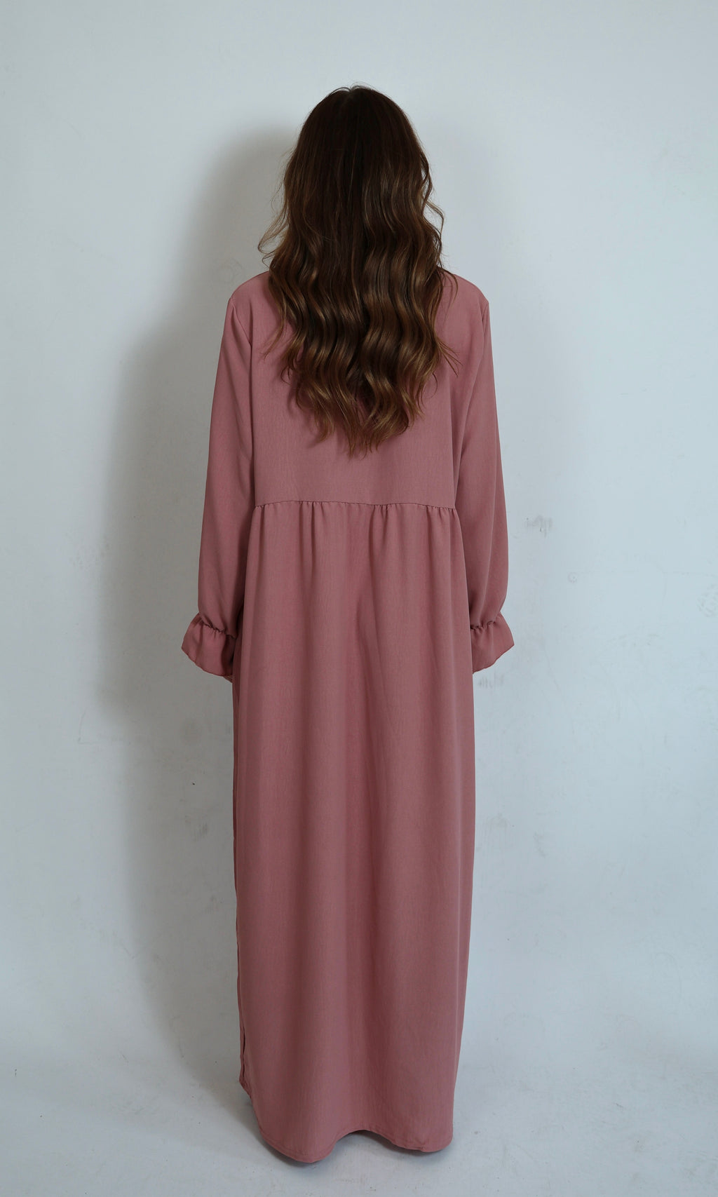 Luftiges Kleid in Rosa