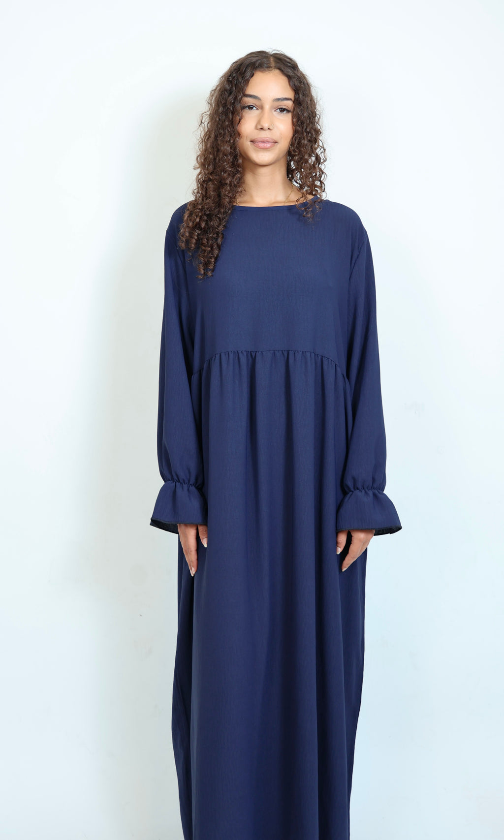Luftiges Damenkleid in Dunkelblau