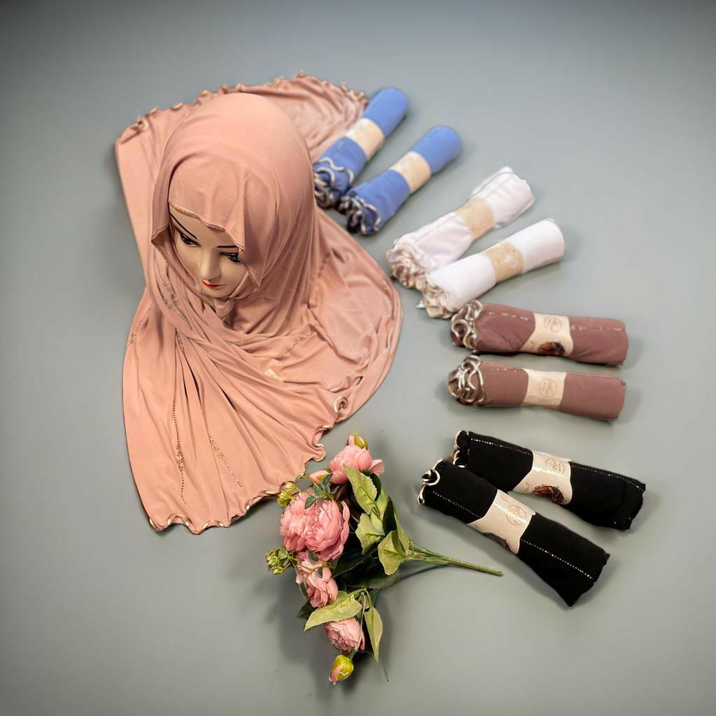 Damen Kopftuch aus Jersey mit Strass